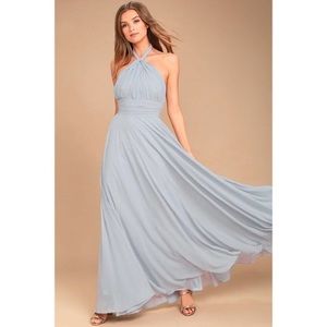 Stunning Maxi Grey Gown NWT!
